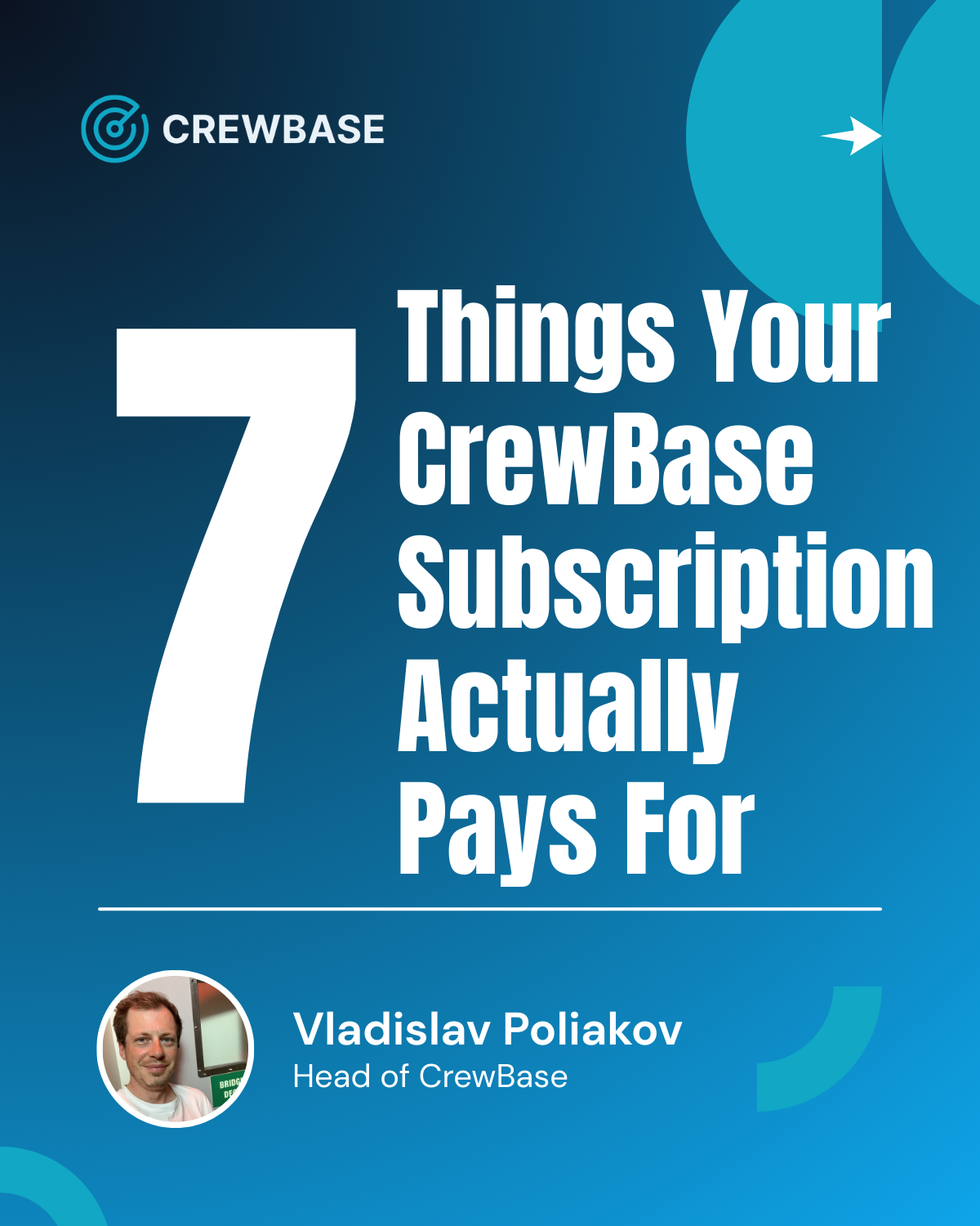 7 Things Your CrewBase Subscription Actually Pays For