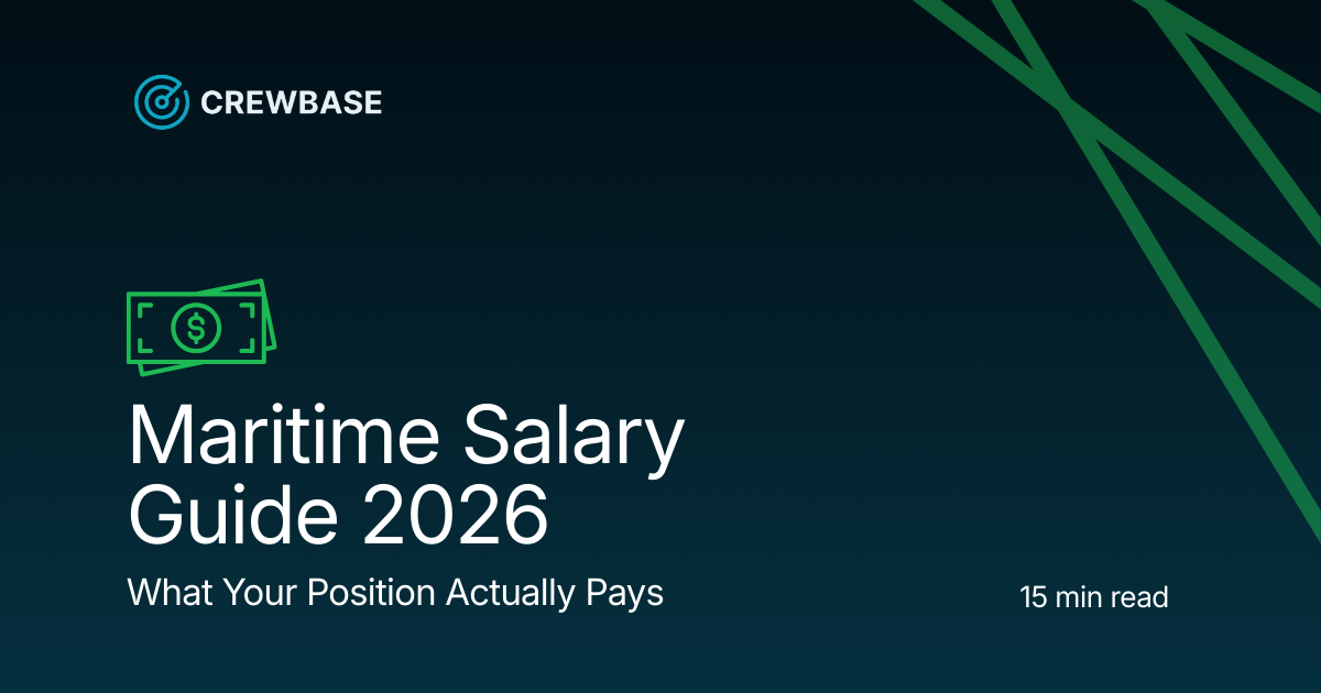 Maritime Salary Guide 2026: What Your Position Actually Pays