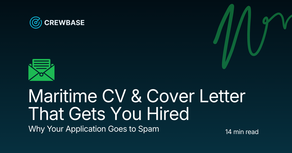 Maritime CV & Cover Letter That Gets You Hired
