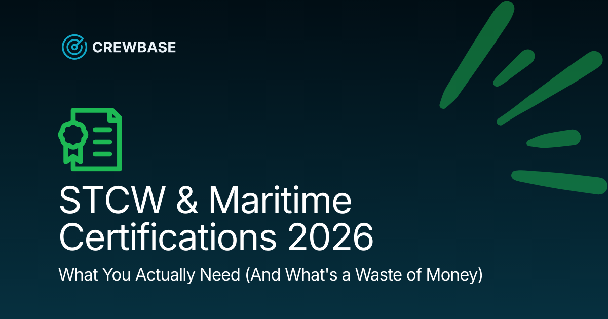 STCW & Maritime Certifications 2026