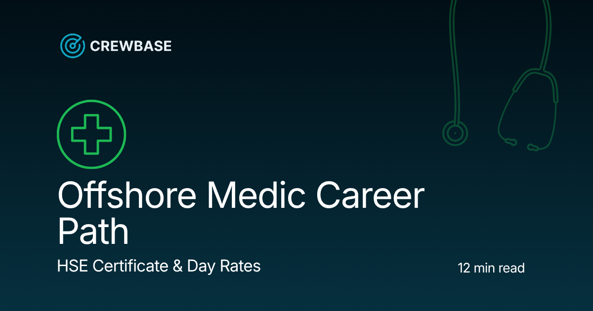 Offshore Medic Career Path — HSE Certificate & Day Rates