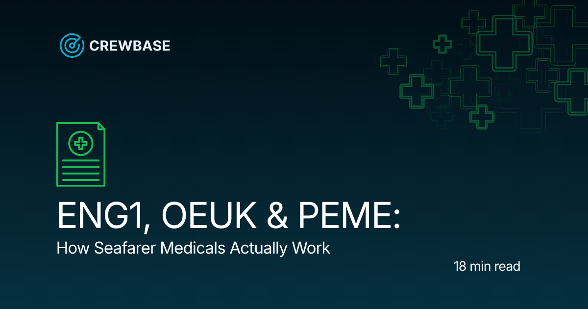 ENG1 / OEUK / PEME: How Seafarer & Offshore Medicals Actually Work (2026)