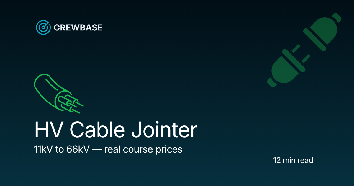 HV Cable Jointer: Where to Train, What It Costs, Offshore Pay